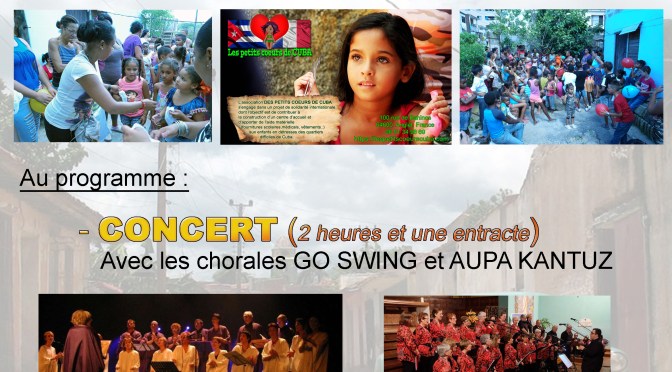 CONCERT GOSPEL ET CHORALE EN FAVEUR DES PETITS CŒURS DE CUBA