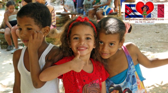 VIDEO DE LA DONATION ET GOÛTER DE L&rsquo;ASSOCIATION DES PETITS CŒURS DE CUBA, novembre 2018.