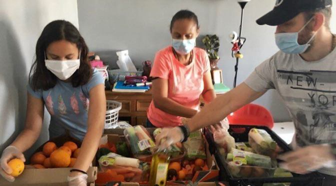 LUNDI 4 MAI 2020, NOS ACTIONS DE DISTRIBUTIONS DE COLIS ALIMENTAIRES CONTINUES DANS NOS VILLES.