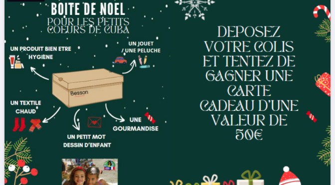 UNE SUPER OPERATION DE NOEL A KIABI ANGLET, EN FAVEUR DES PETITS COEURS DE CUBA.